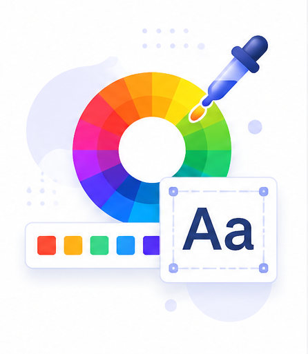 Unlimited Color & Custom Typography